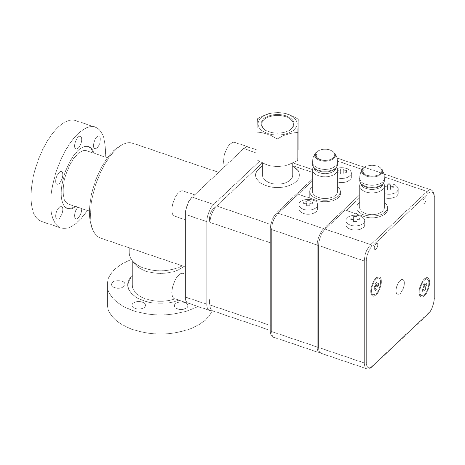 ITER Type 22 - UHV-Eckventil