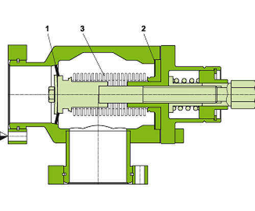 57.1 - XHV All-Metal Angle valve