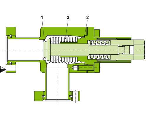 54.1 - UHV/XHV All-Metal Angle Valve - Easy Close